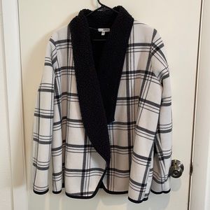 Fleece sweater jacket